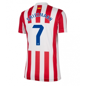 Billige Fotballdrakt Atletico Madrid Antoine Griezmann #7 Replika Hjemmedrakt Dame 2025-26 Kortermet